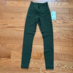 Athleta Green Transcend Stash Tight Leggings size XS